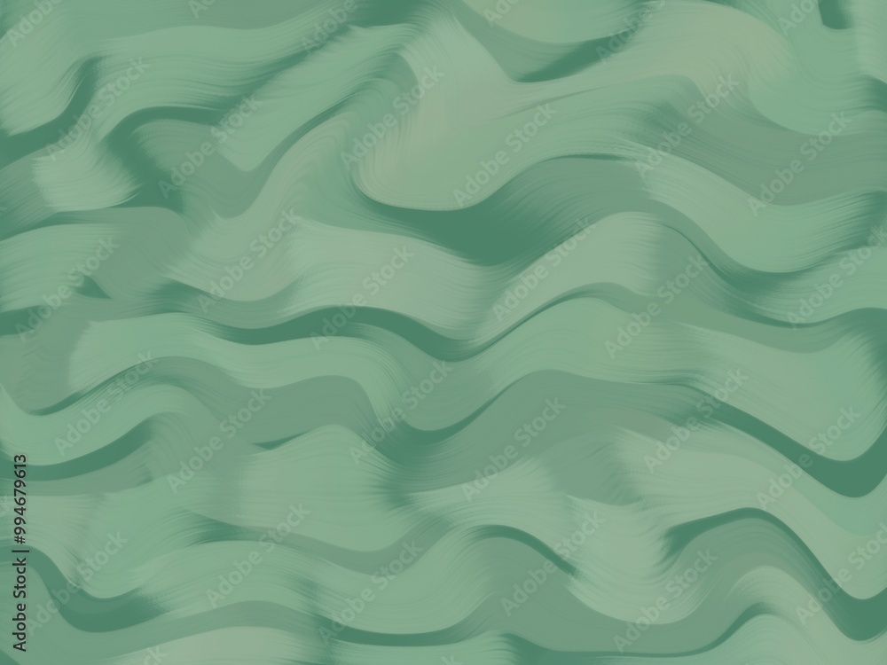 Green Wave Abstract Background Illustration Green Wave Abstract Background Illustration