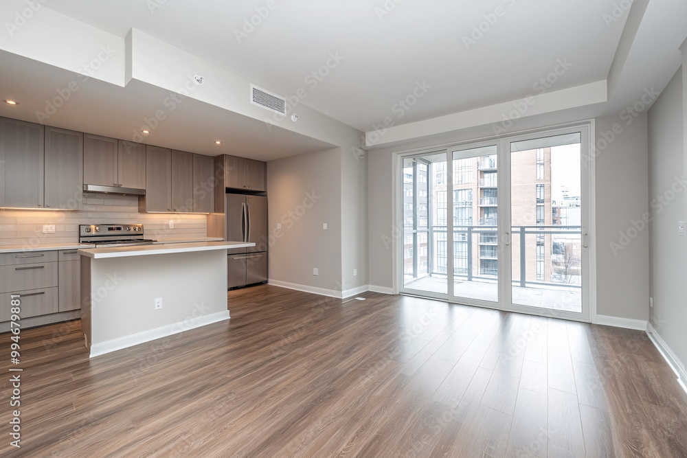 Fototapeta premium modern kitchen interior with kitchen