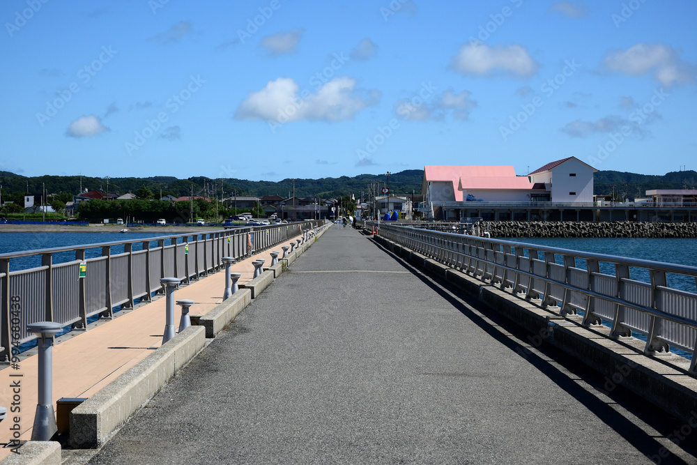 Fototapeta premium 館山夕日桟橋 千葉県館山市