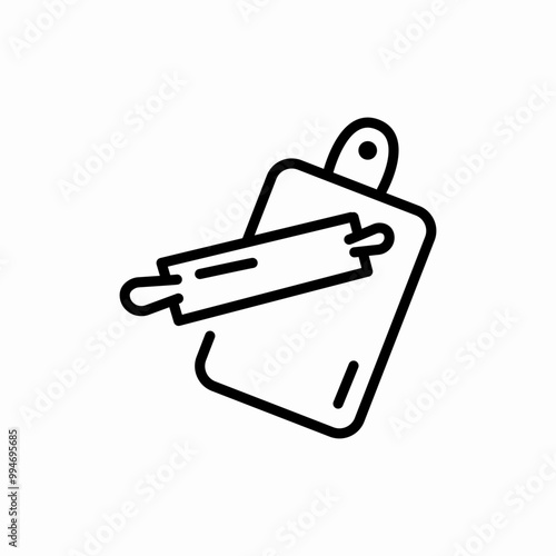 pastry supplies icon sign vector
