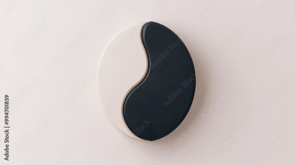 Yin Yang Symbol Balance Harmony Black White Circle Minimalist Design Abstract Art Yin Yang Symbol Balance Harmony Black White Circle Minimalist Design Abstract Art