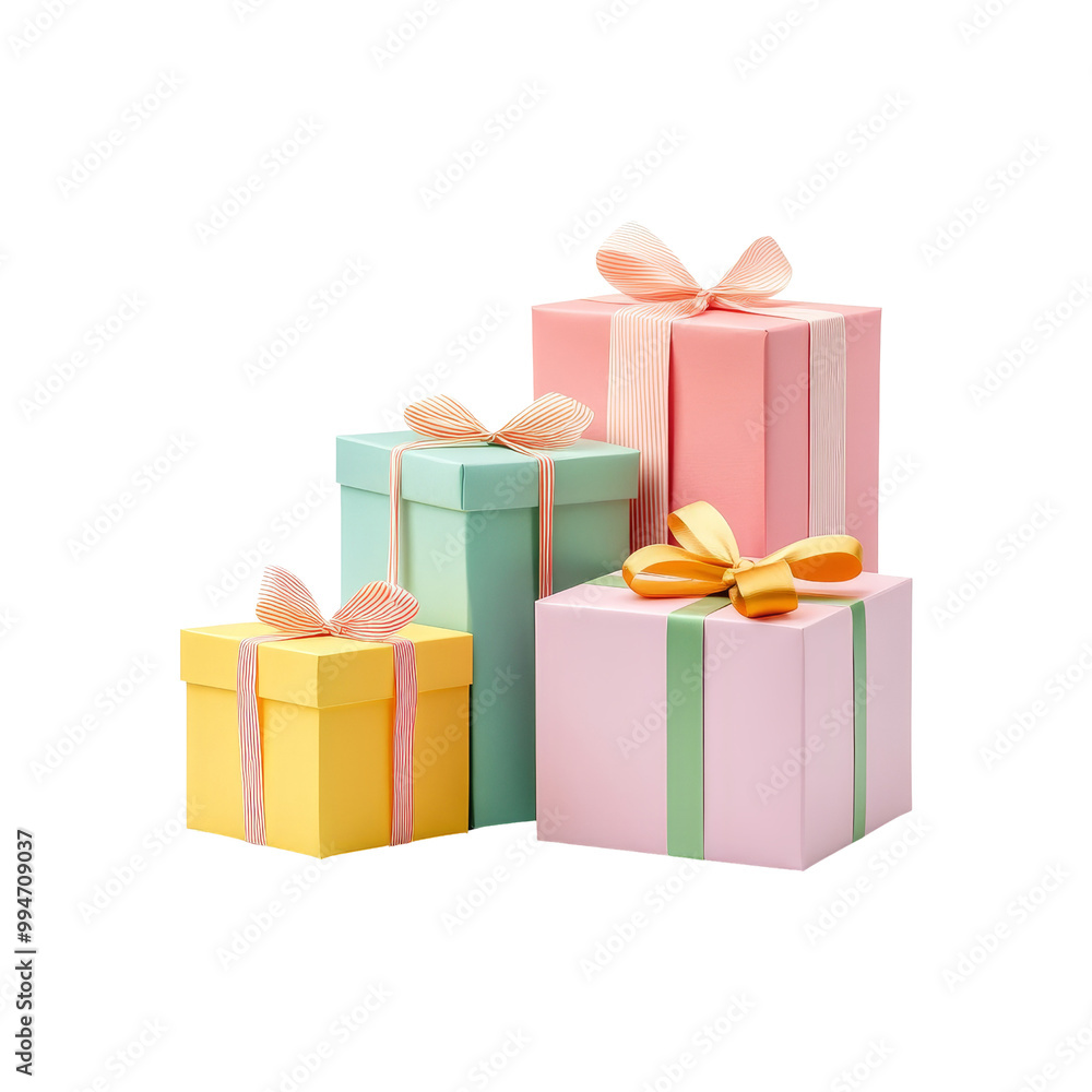 Obraz premium Gift Boxes, Colorful Presents