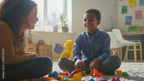 Playful Moments Between Parent and Child