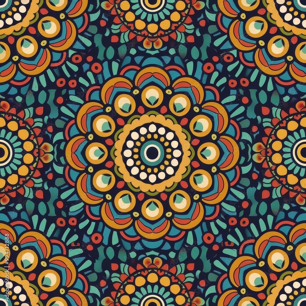 Bohemian Mandala Seamless Pattern Bohemian Mandala Seamless Pattern