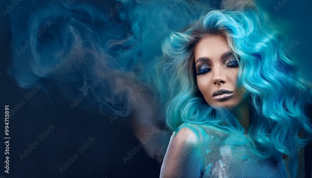 Woman high fashion portrait Woman high fashion portrait