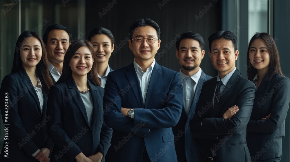 Confident Business Team Portrait Confident Business Team Portrait