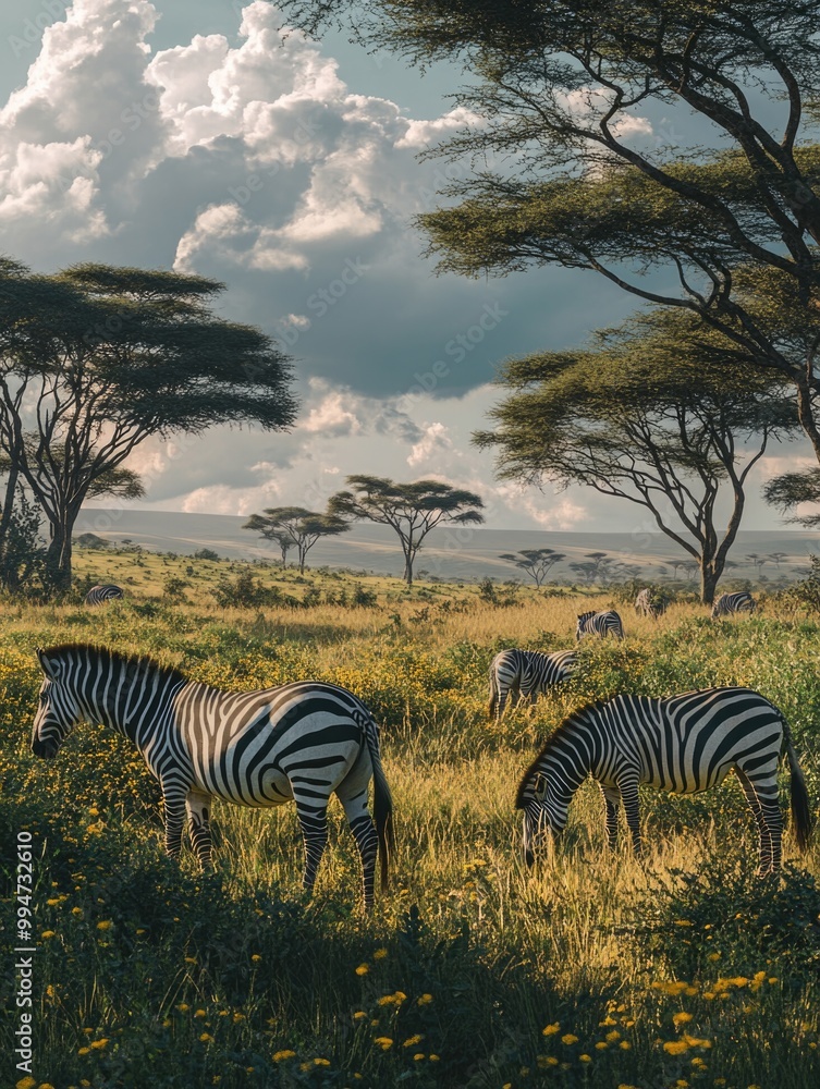 Fototapeta premium Wild African Safari