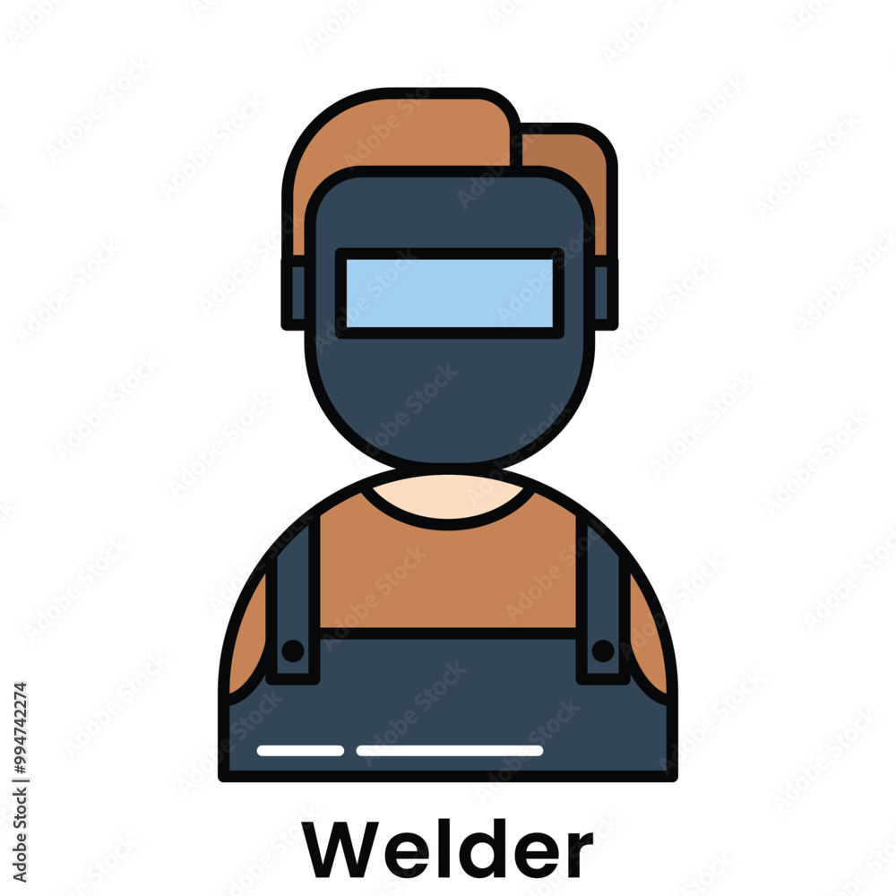 punk avatar character outline design style, Editable vector stroke outline punk avatar character outline design style, Editable vector stroke outline