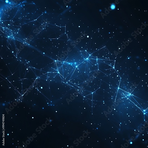 Dark Abstract Background Filled with the Wonders of Outer Space