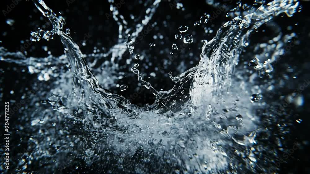 Sculpting Water: 3D Slow Motion Splash Art Sculpting Water: 3D Slow Motion Splash Art