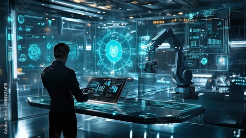 Futuristic Control Room