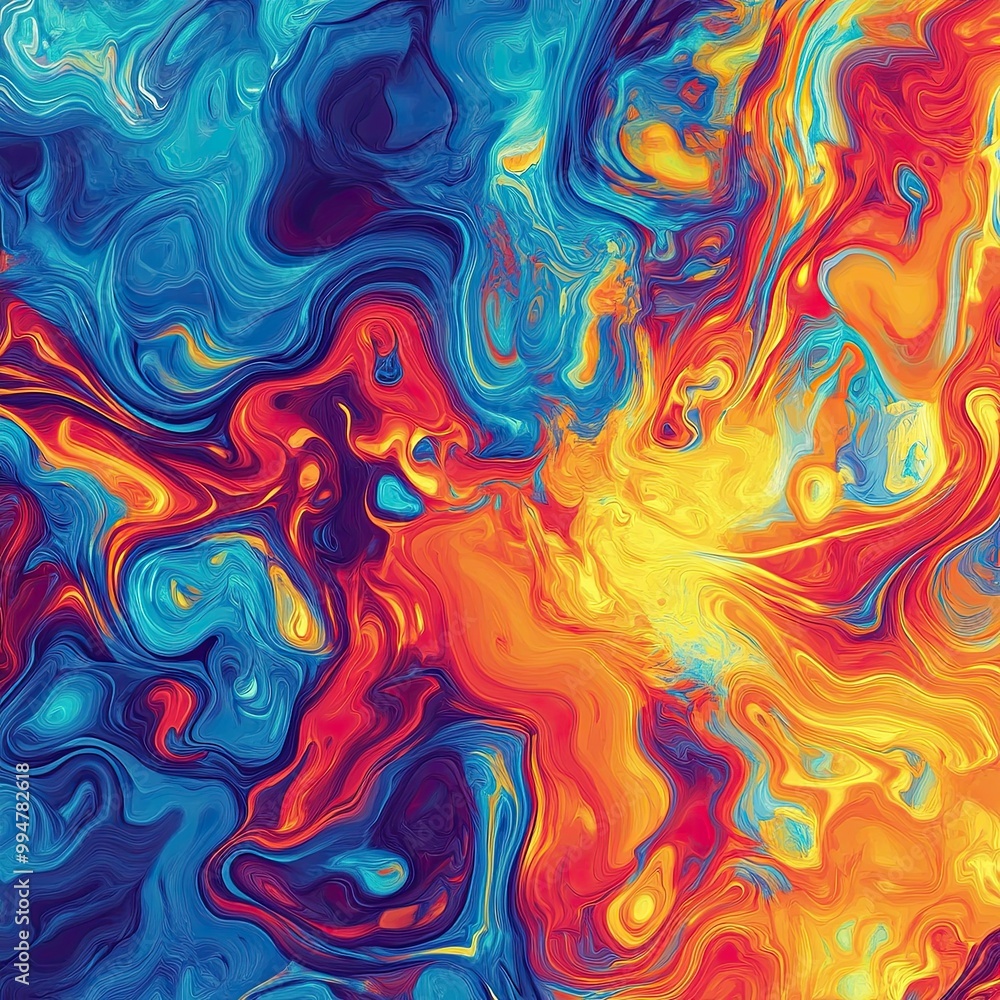 Vibrant Abstract Swirls Vibrant Abstract Swirls