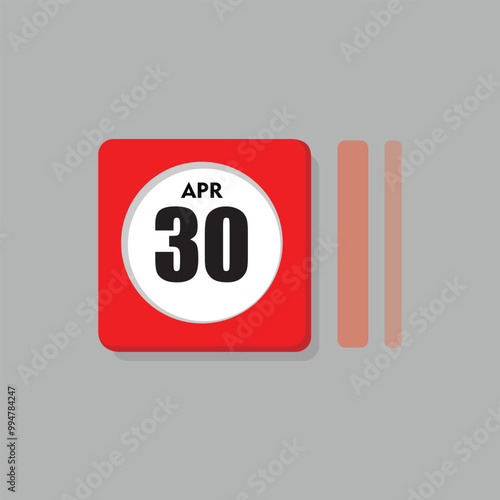 calender icon, 30 april icon