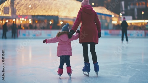 Ice Skating Together