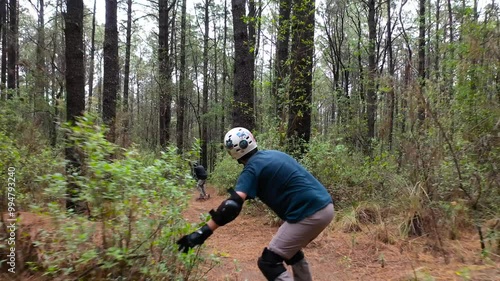 mountainboard, patineta de montaña recorrido