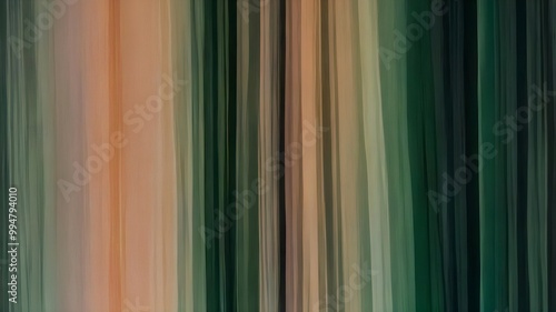 Abstract Colorful Stripes Green Orange Texture Art Design