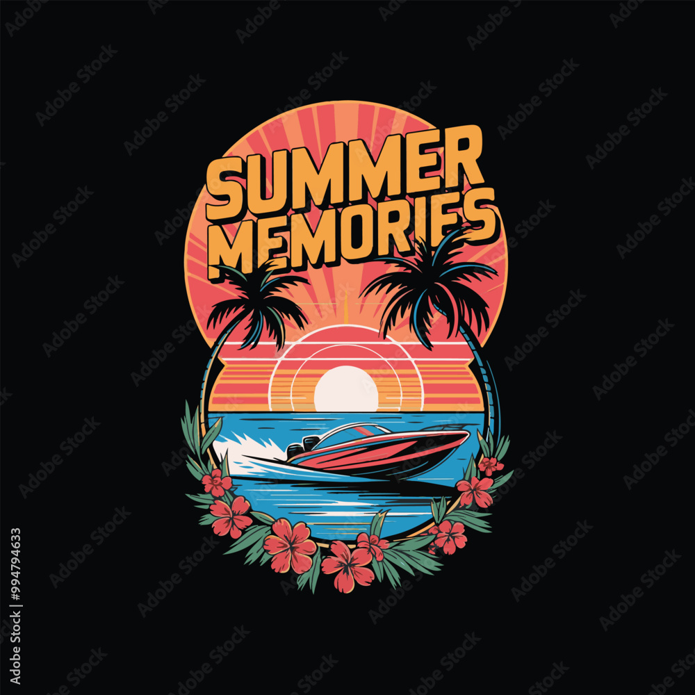 Fototapeta premium Modern T shirt design . Generative AI