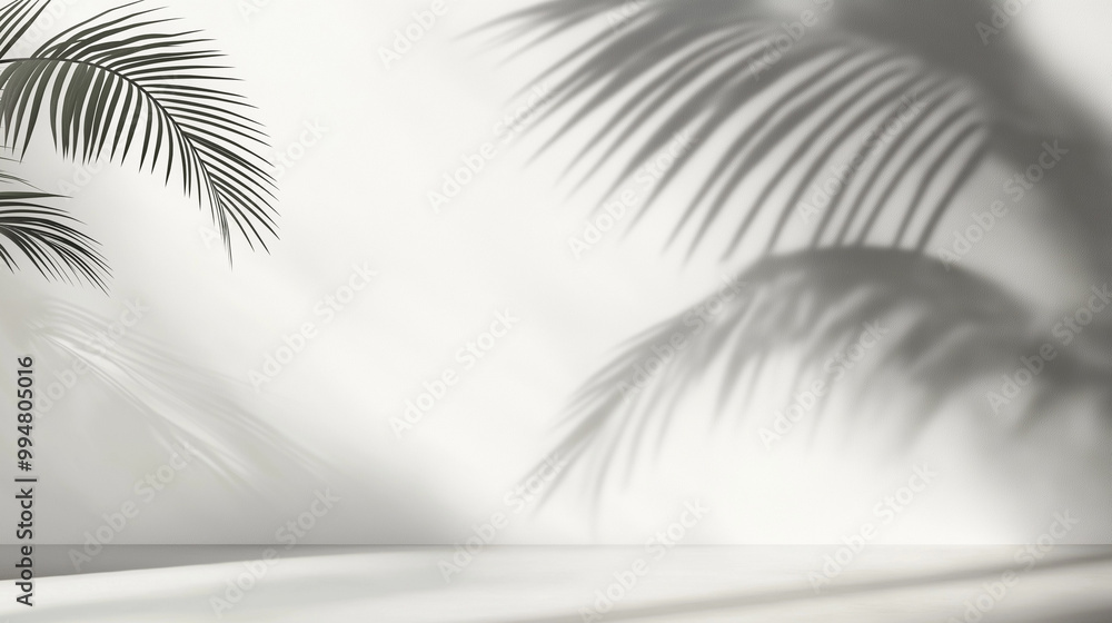 shadow photography of palm trees on white wall - soft, serene, and natural shadow photography of palm trees on white wall - soft, serene, and natural