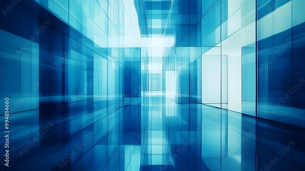 abstract business interior background, blue window double exposure, technology. abstract business interior background, blue window double exposure, technology.