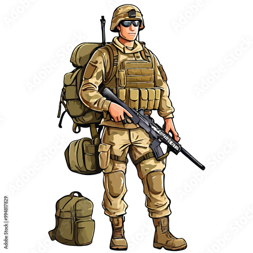 army and navy soldier 