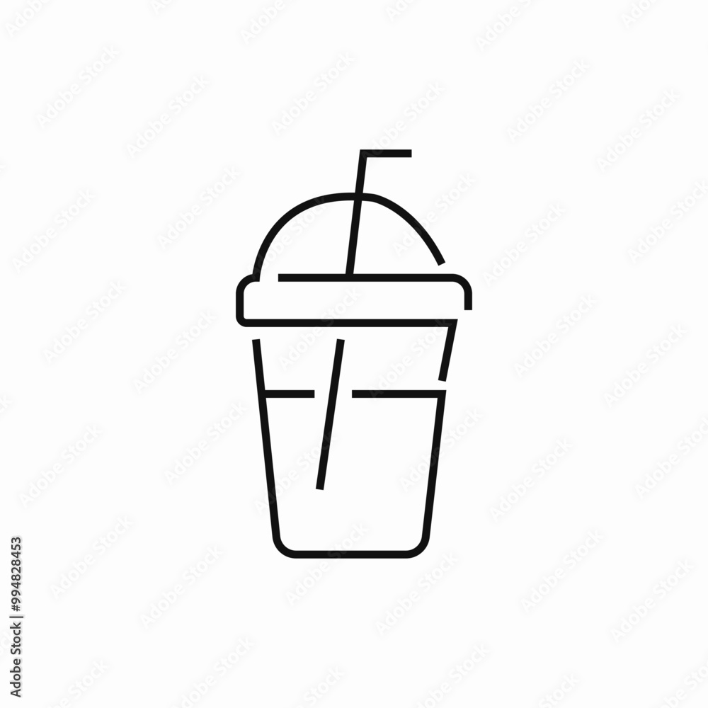 iced coffee icon sign vector iced coffee icon sign vector