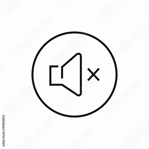 volume off icon sign vector