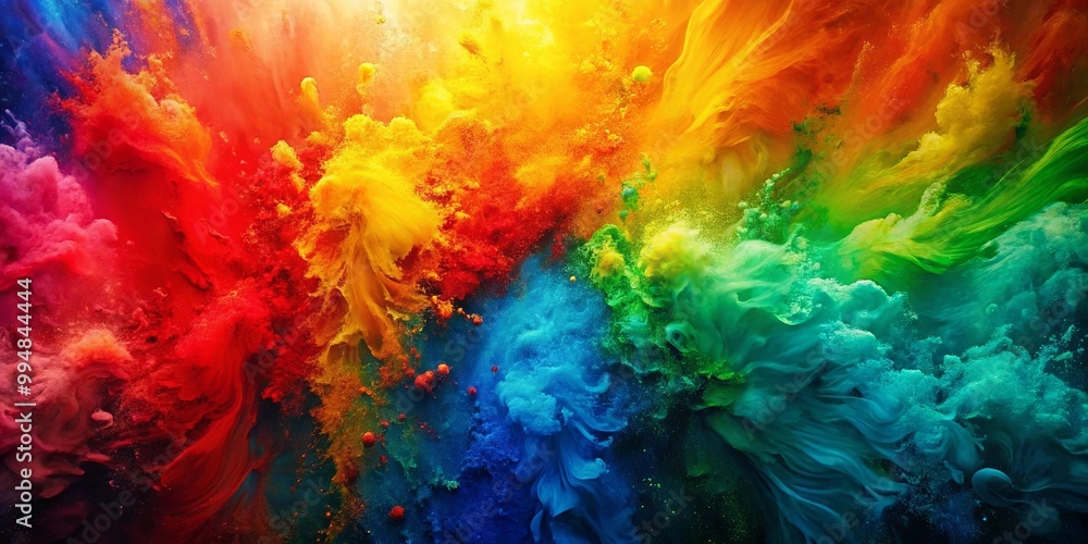 A swirling symphony of vibrant hues, capturing the beauty of abstract color mixing in liquid A swirling symphony of vibrant hues, capturing the beauty of abstract color mixing in liquid