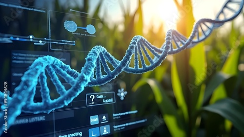 Digital DNA Display in Cornfield