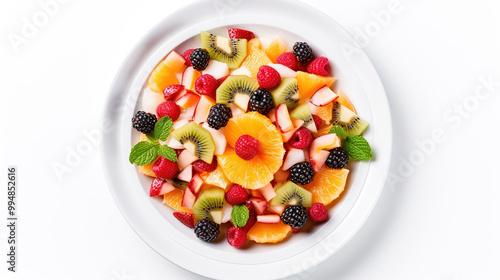 fresh and healthy fruits. fresh and delicious fruit salad. fruit salad recipe