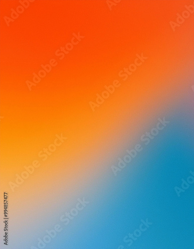 Abstract Gradient Background with Orange, Yellow, and Teal Colors