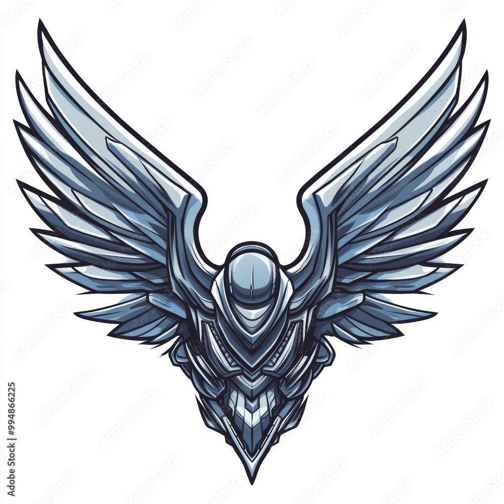 A stylized graphic of a metallic eagle with intricate wing designs. A stylized graphic of a metallic eagle with intricate wing designs.