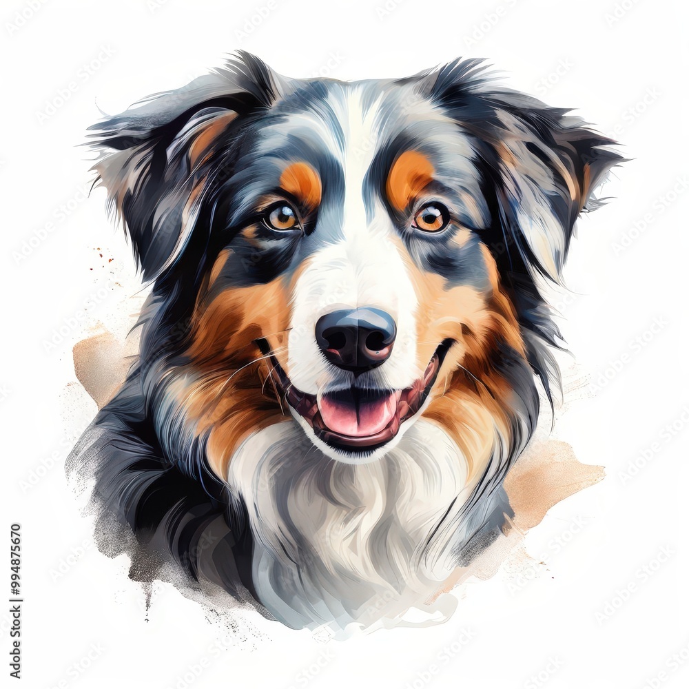 Fototapeta premium the AI Image Generator, australian shepherd dog
