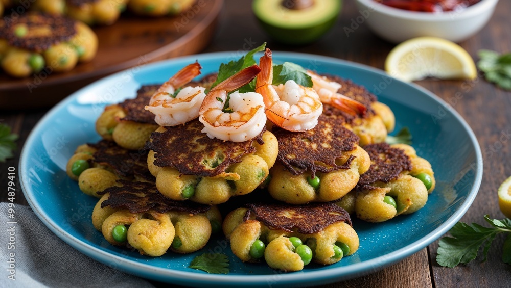 brazil acaraj black eyed pea fritter with shrimp brazil acaraj black eyed pea fritter with shrimp