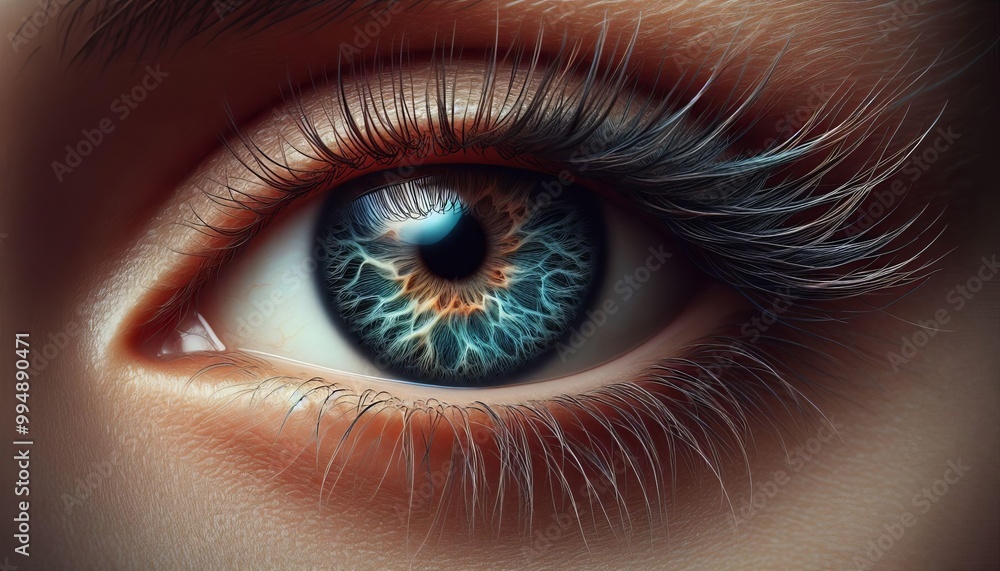 close up of a beautiful female eye close up of a beautiful female eye