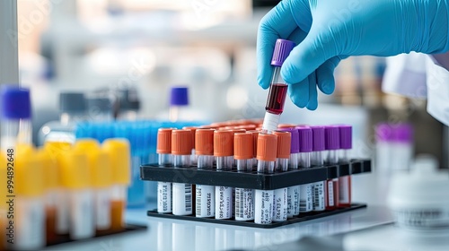 Laboratory Technique with Blood Sample Collection