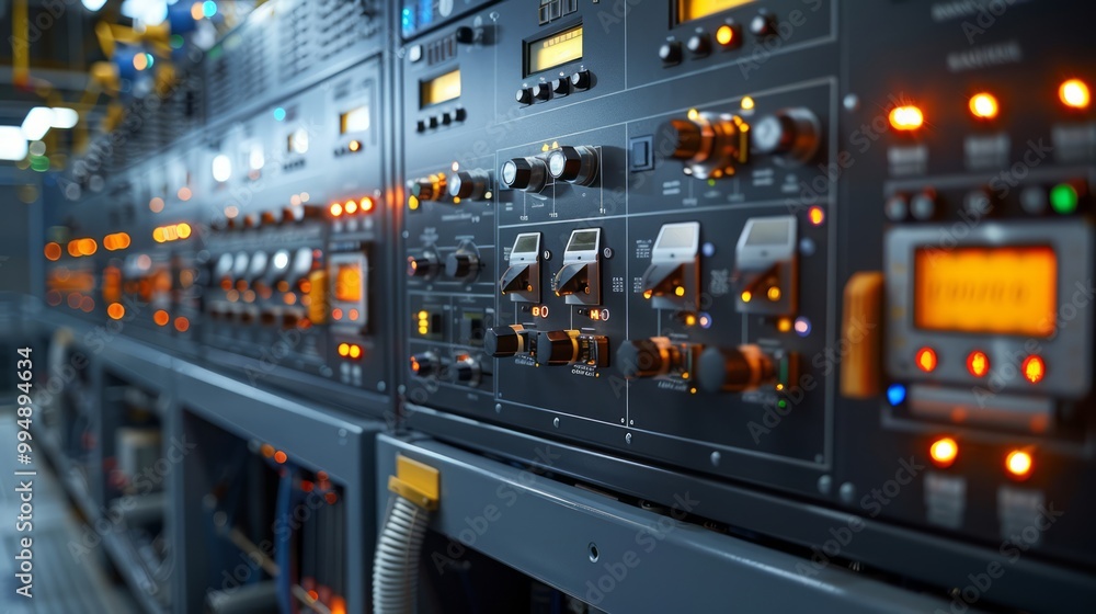 Industrial Control Panels in Power Plant Machinery Industrial Control Panels in Power Plant Machinery