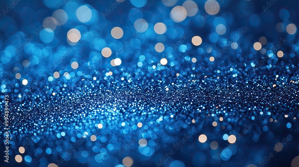 A festive shiny blue backdrop. A festive shiny blue backdrop.