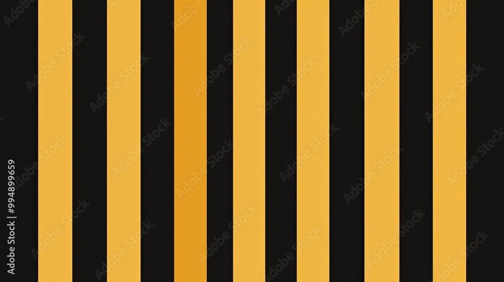 Abstract Pattern of Vertical Black and Yellow Stripes Abstract Pattern of Vertical Black and Yellow Stripes