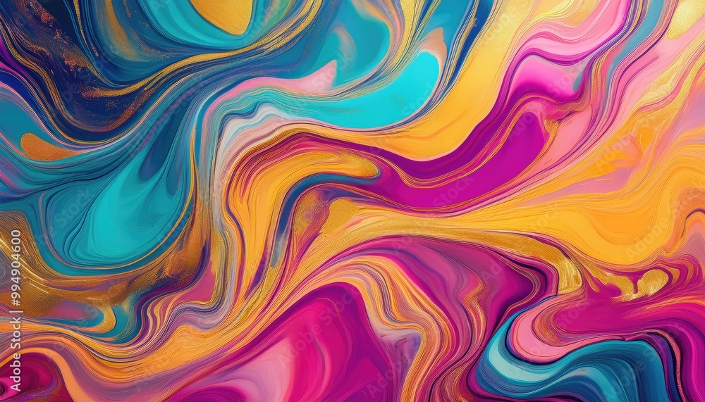 Abstract Swirling Colors Abstract Swirling Colors