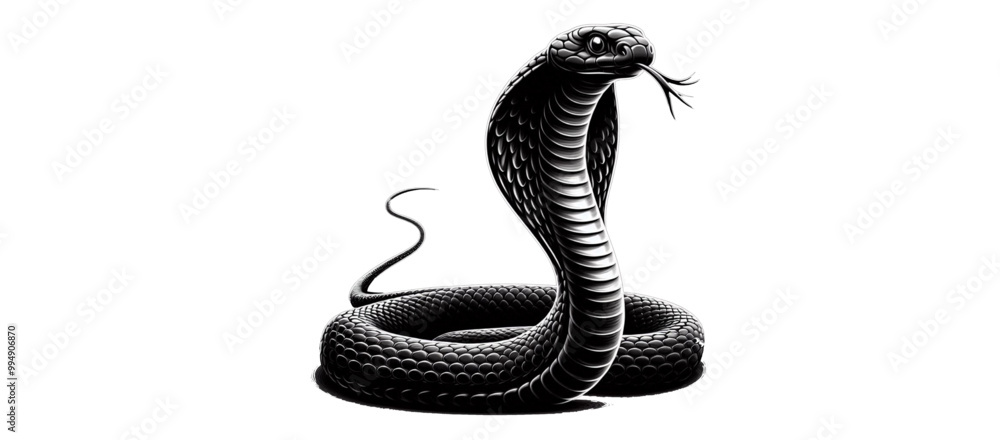 Fototapeta premium snake on a hook