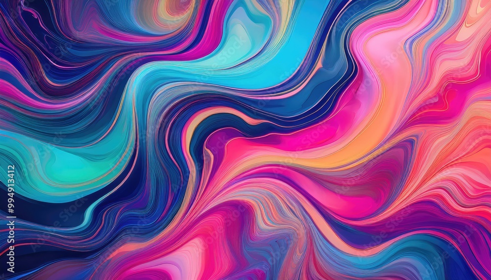 Abstract colorful swirl art Abstract colorful swirl art