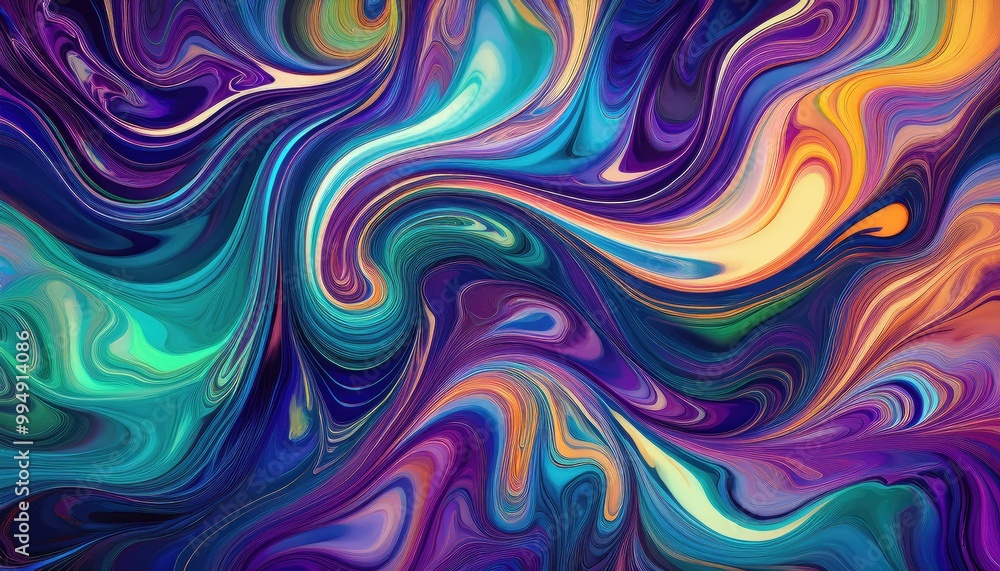 Abstract Swirling Colors Abstract Swirling Colors