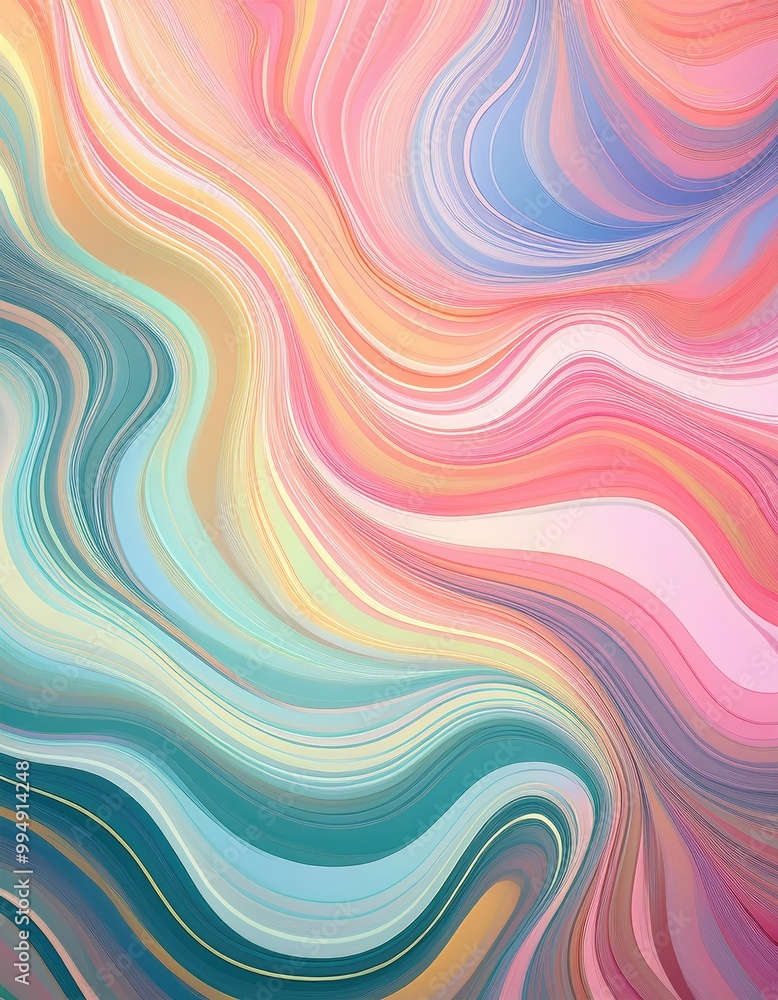 Abstract wavy colorful art Abstract wavy colorful art