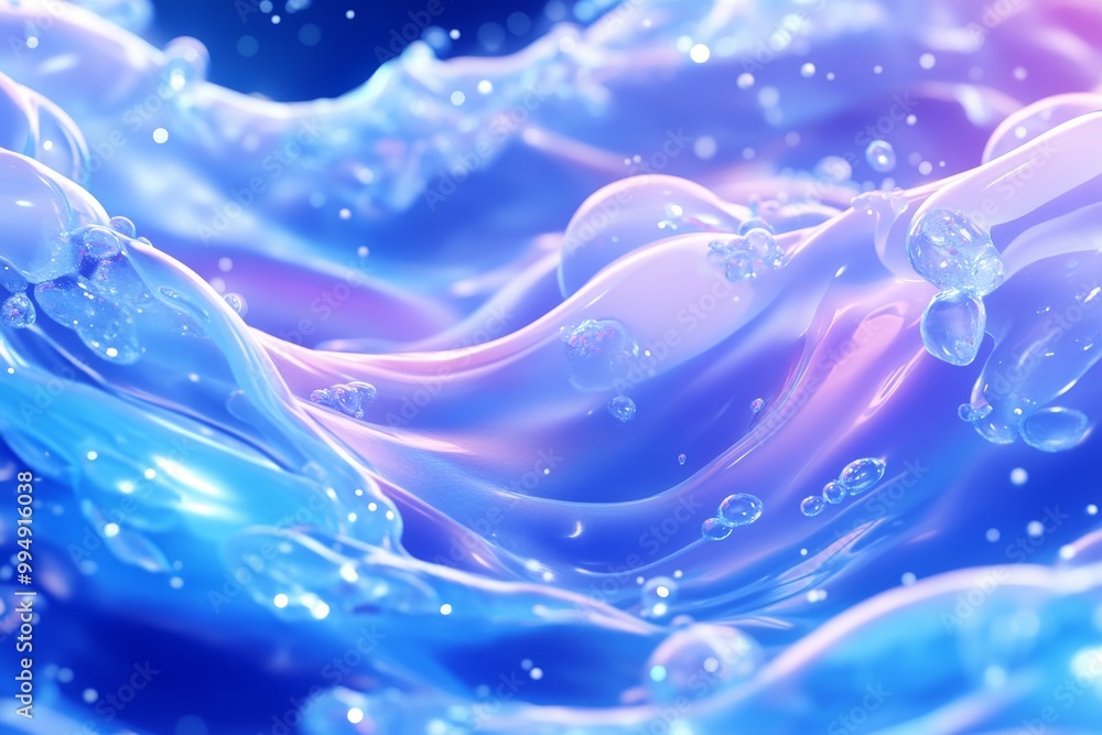 Fluid Motion in Blue Water with Surprising Depth and Texture Fluid Motion in Blue Water with Surprising Depth and Texture