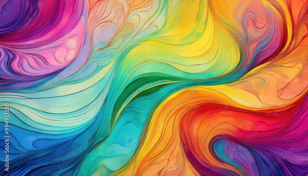 Abstract colorful swirls Abstract colorful swirls