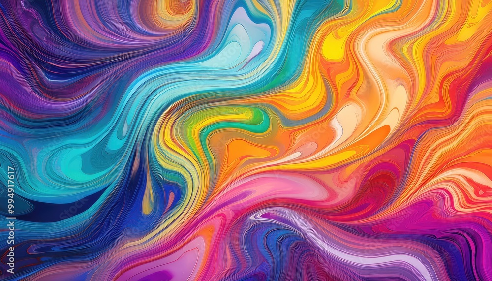 Abstract colorful swirls Abstract colorful swirls