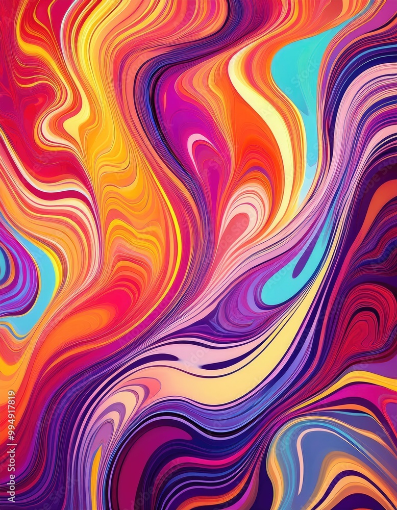 Abstract Swirling Colors Abstract Swirling Colors