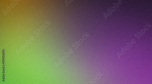 Soft and elegant visuals, Abstract purple green blue gradient background with a delicate grainy texture. Abstract grainy gradient backdrop design background