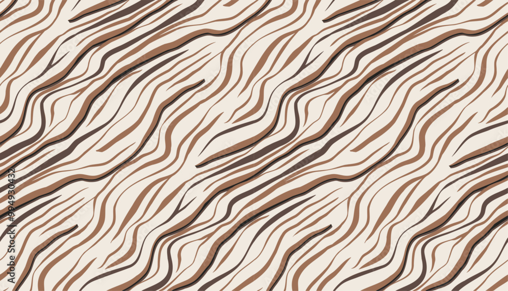 Stripped wave pattern design of handmade lines, made with watercolors and brush. Stripped wave pattern design of handmade lines, made with watercolors and brush.