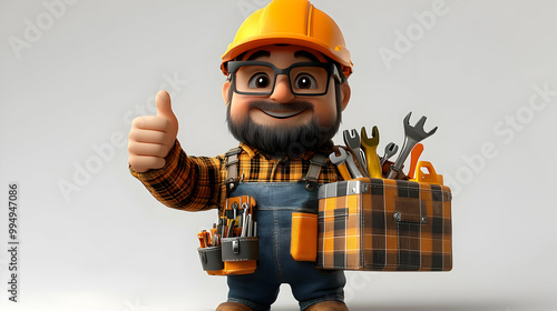 Handyman Gives Thumbs Up wi...